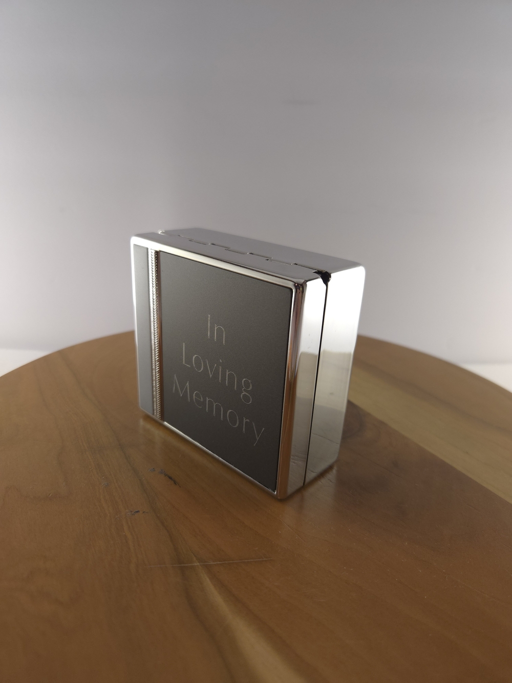 Things Remembered Memorial Keepsake Box - Gray and Silver "In Loving Memory" - Picture 6 of 13